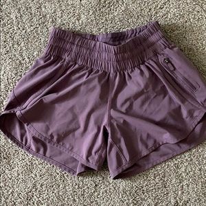 Lululemon Tracker Shorts Size 4 Purple